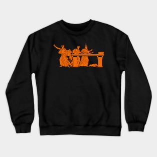 toga party with border Crewneck Sweatshirt